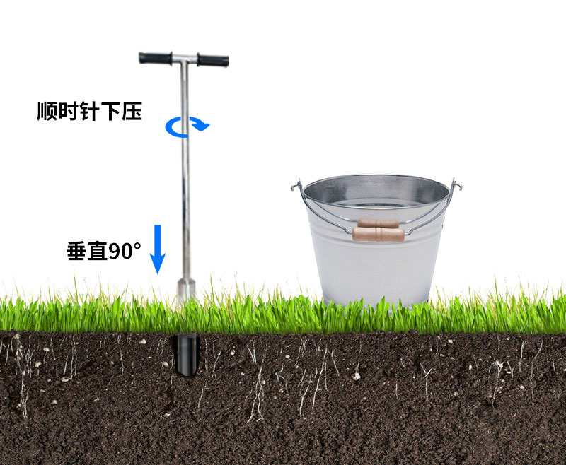 無(wú)線土壤墑情監(jiān)測(cè)系統(tǒng)安裝之鉆孔法